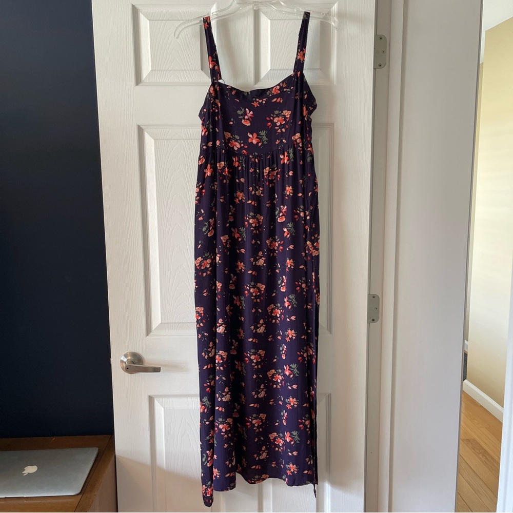 Natural Life Floral Maxi Dress Navy XS / S
